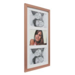 Painel para Fotos Triplo - Cobre - 10x15 cm